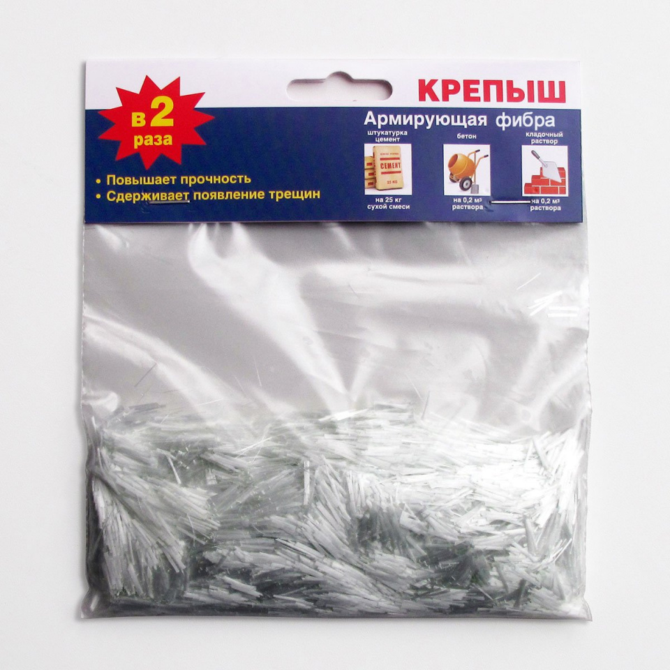 картинка Армирующая фибра "Крепыш" 100 г