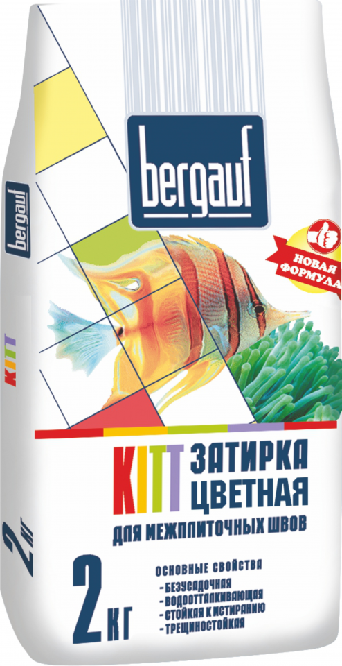 картинка Затирка Bergauf Kitt бежевая 2кг
