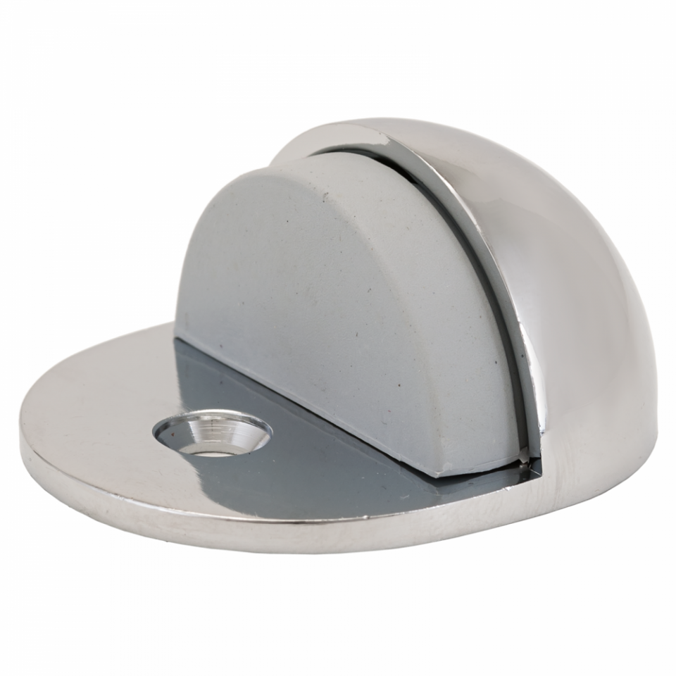 картинка Ограничитель дверной 1 хром(10/200)