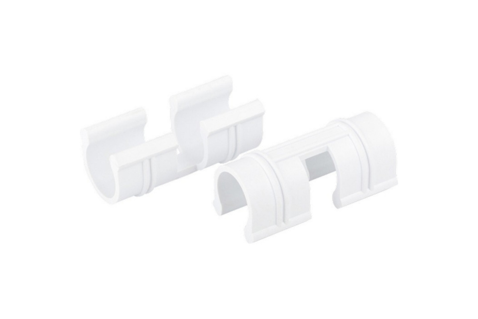 картинка Зажим для крепл пленки к каркасу парника диам-12мм 20шт белый