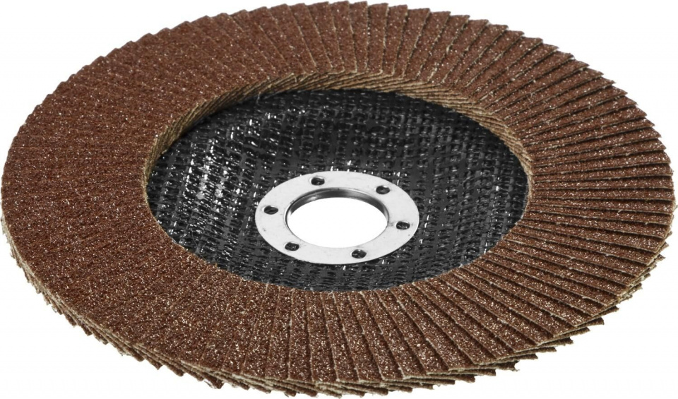 картинка Круг Р 40 125х22 мм лепестковый торцевой шлифованный, оксид алюминия 12200 об/мин