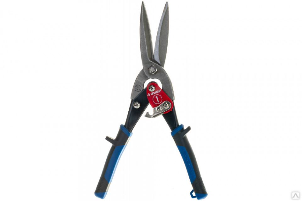 картинка Ножницы по металлу 300 мм Прямые, Удлинённые ЗУБР ПРОФЕССИОНАЛ