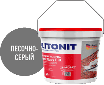 картинка Затирка PLITONIT Colorit EasyFill (песочно-серый) 2кг Эпоксидная
