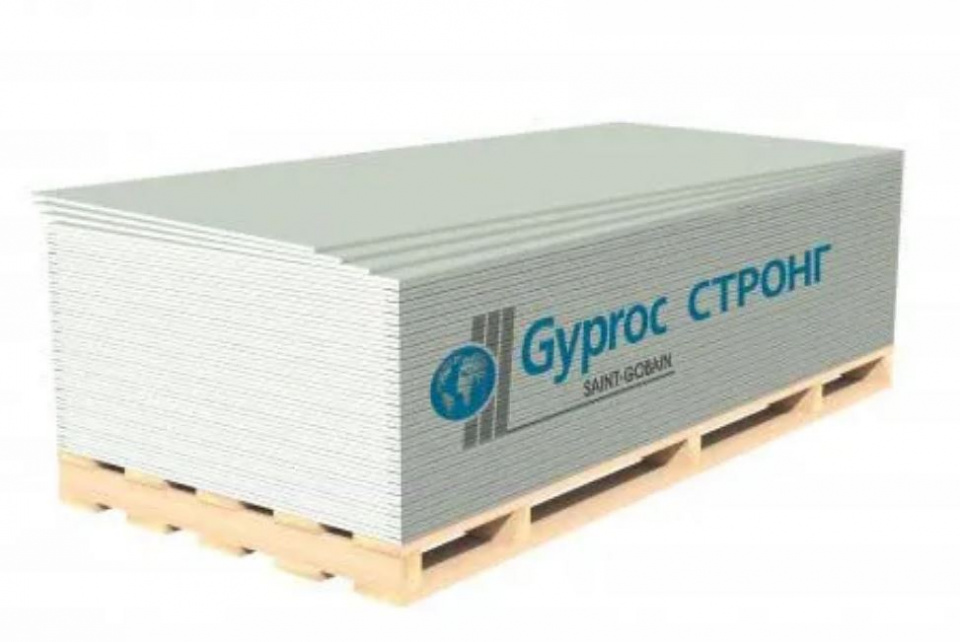 картинка Гипсокартон "Gyproc Стронг ЛОНГ" 3000х1200х15 мм