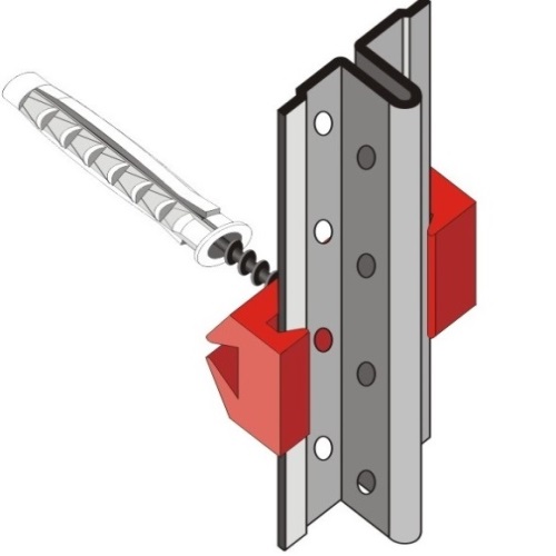 картинка Крепеж для монтажа штукатурных "маяков"(100шт/уп)
