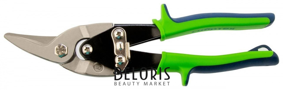 картинка Ножницы по металлу 285 мм прямой рез с двухкомпонентными рукоятка СИБРТЕХ