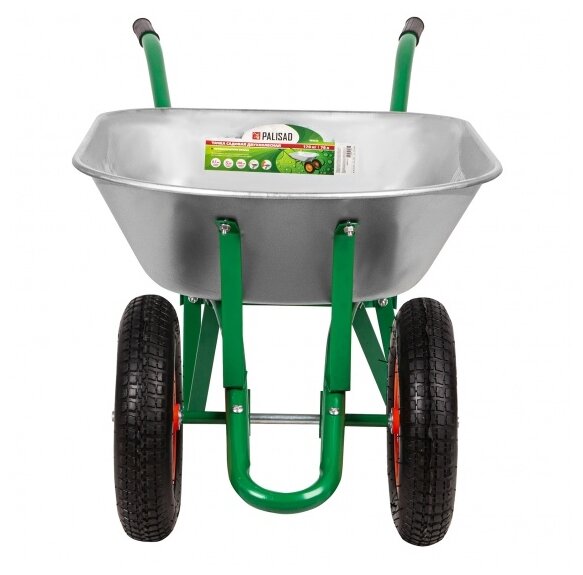 картинка Тачка строительная, 2-х колесная, грузоподъемность 170 кг, объем 78 л PALISAD