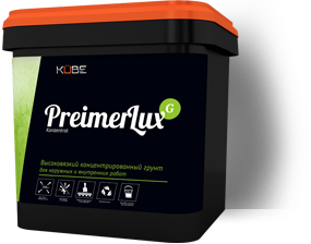 картинка Грунтовка Kube PreimerLux Konzentrat высоковязкий, концетрированный, глубокого проникновения 1л